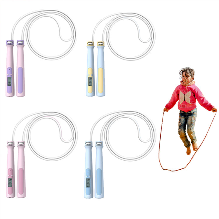 2022 Home Workout Adjustable Skipping Rope Kids Rapid Speed Jump Rope LCD Display Custom Digital Skipping Rope RS130 Counting models