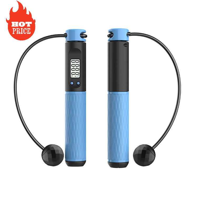 2022 New Design Wholesale Gym Fitness Speed Calorie Counting Cordless Smart Digital Wireless Skipping Jump Rope with Counter RS500 Counting models