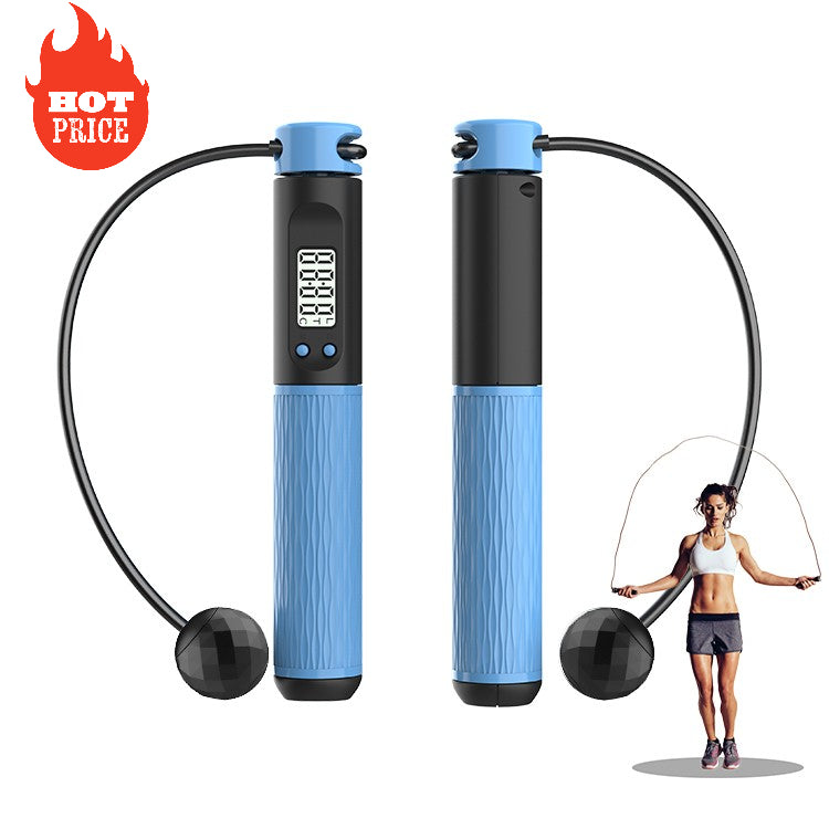 2022 New Design Wholesale Gym Fitness Speed Calorie Counting Cordless Smart Digital Wireless Skipping Jump Rope with Counter RS500 Counting models