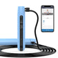 Smart Jump Rope for Working Out with App, Cordless Outdoor Adjustable Indoor Skipping Rope with Calorie Counter-RS100