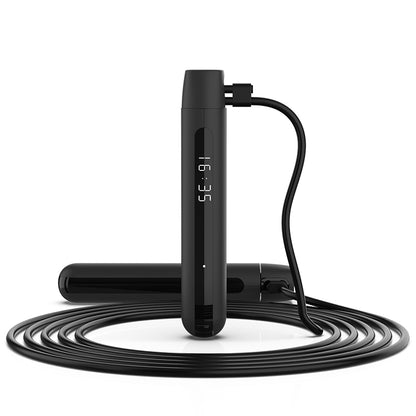 Smart Jump Rope for Working Out with App, Cordless Outdoor Adjustable Indoor Skipping Rope with Calorie Counter-RS100