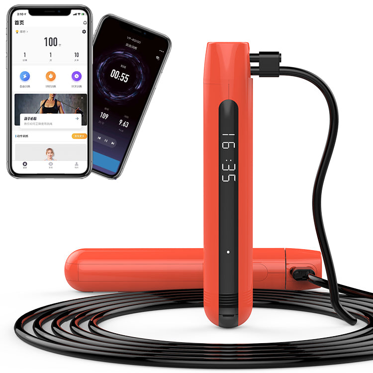 2022 Hot APP Tracking Digital Heavy Weighted Speed with Custom Logo with Counter Smart Skipping Jump Rope RS100-Bluetooth